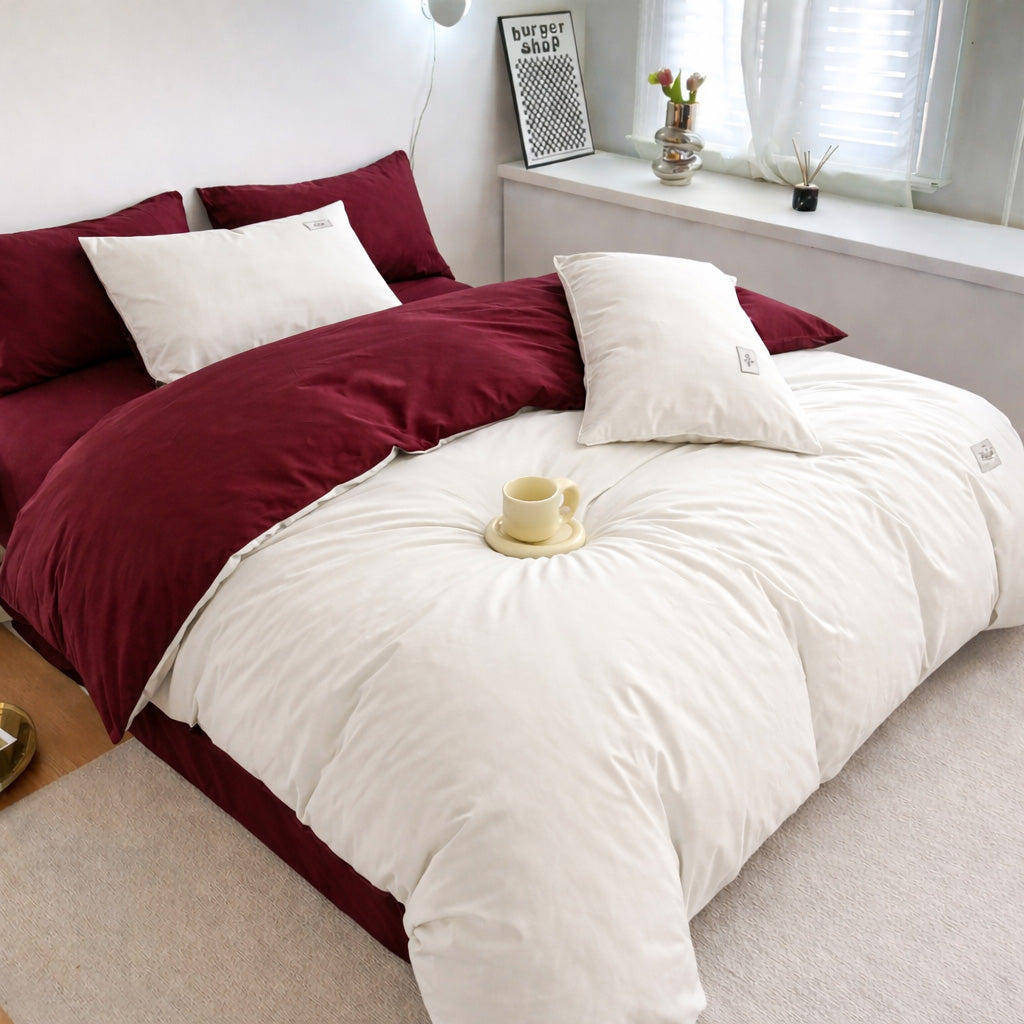 Ensemble de housse de couette 6 pièces double faces 2